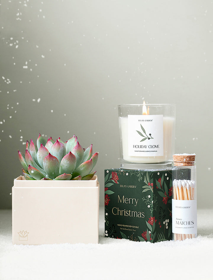 Christmas Bliss Garden & Soy Candle & Matches