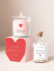 Valentine's Day Soy Candle & Matches